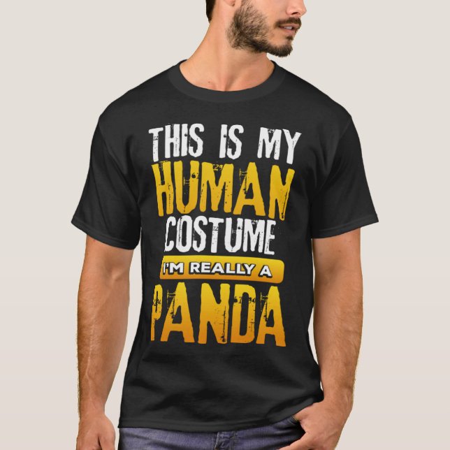 Det här är min mänskliga dräkt jag är Verkligen. T Shirt (Framsida)