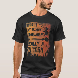 Det här är min mänskliga dräkt.. Jag är Verkligen T Shirt