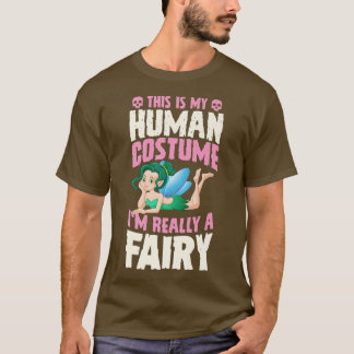 Det här är min mänskliga dräkt.. Jag är Verkligen T Shirt