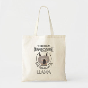 Det här är min mänskliga dräkt - Llama Edition II Tygkasse