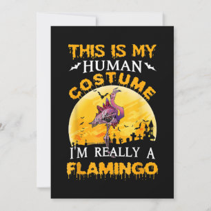 Det här är min mänskliga dräkt Verkligen Flamingo Spara Datumet
