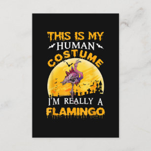 Det här är min mänskliga dräkt Verkligen Flamingo Tilläggskort