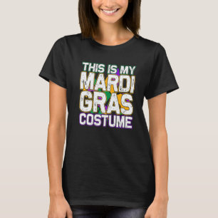 Det här är min Mardi Gras Costume Tee Funny Carniv