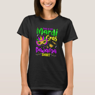 Det här är min Mardi Gras Pajama Shirt Funny Mardi T