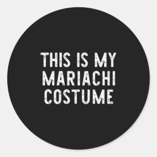 Det här är min Mariachi Costume Halloween Lynne Ea Runt Klistermärke