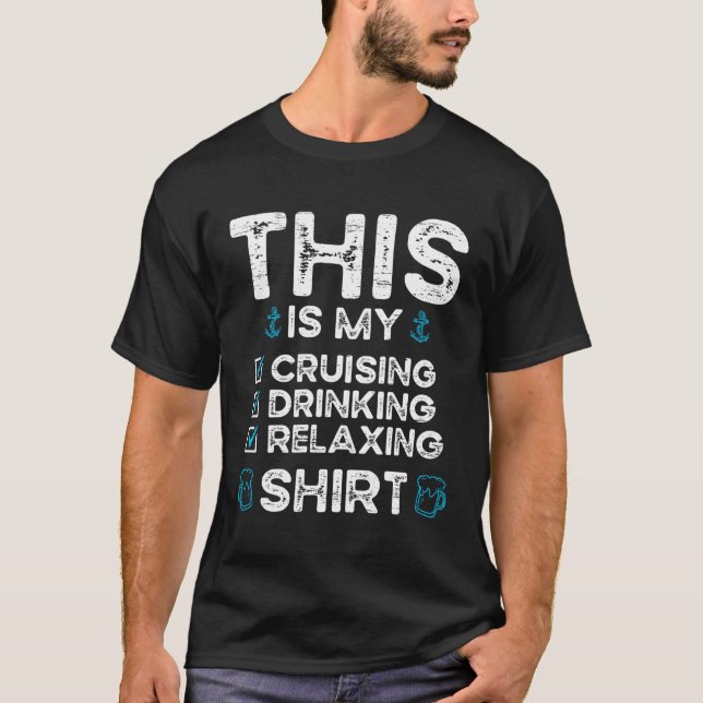 Det här är min marscherande dricksvattenslaxning f t shirt (Framsida)