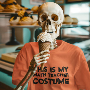 Det här är min Mattelärare Costume Shirt T