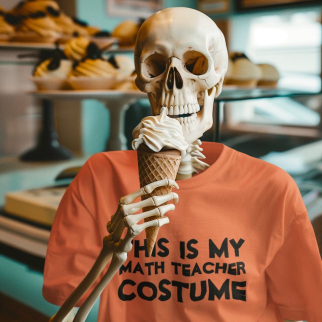 Det här är min Mattelärare Costume Shirt T (This Is My Math Teacher Costume Shirt)