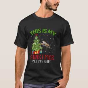 Det här är min Mosquito Kristus Julafton Santa Lju T Shirt