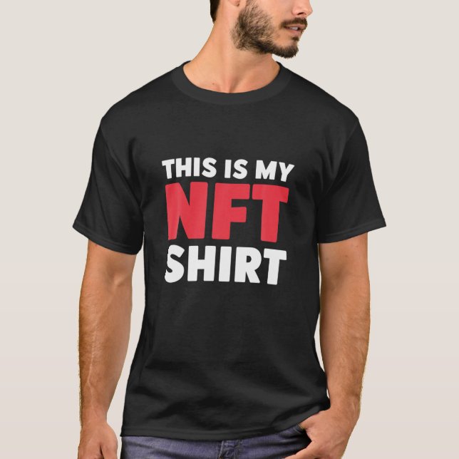 Det här är min NFT Crypto Token Coin som säger rol T Shirt (Framsida)