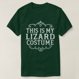 Det här är min ödla Lazy Halloween Costume T Shirt