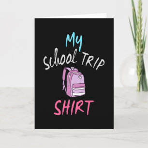 Det här är min officiell School Resa Shirt Kort