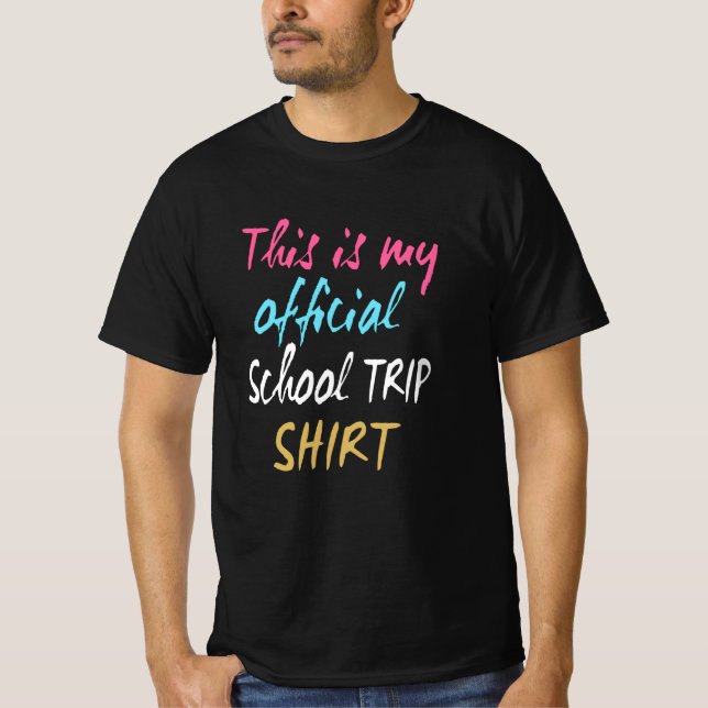 Det här är min officiell School Resa Shirt T (Framsida)
