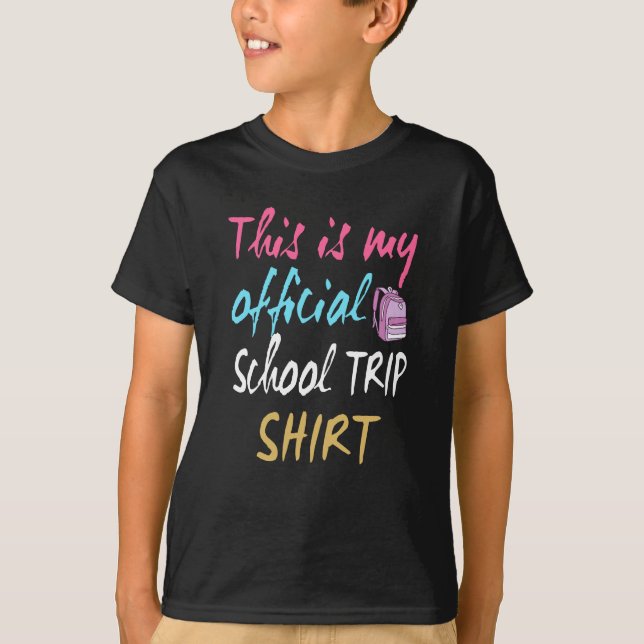Det här är min officiell School Resa Shirt T (Framsida)
