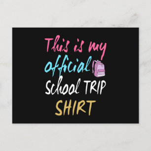 Det här är min officiell School Resa Shirt Vykort