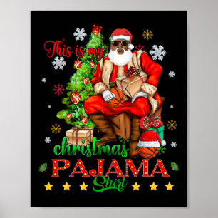Det här är min pajama Black African Poster