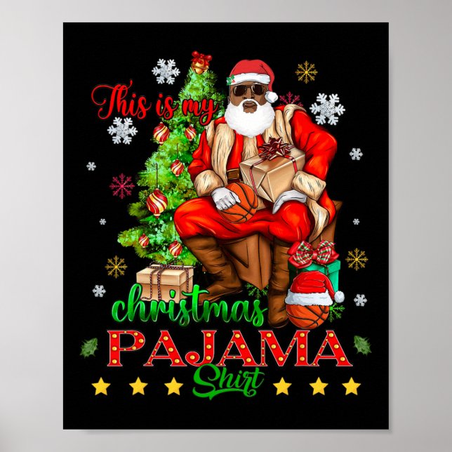 Det här är min pajama Black African Poster (Framsidan)