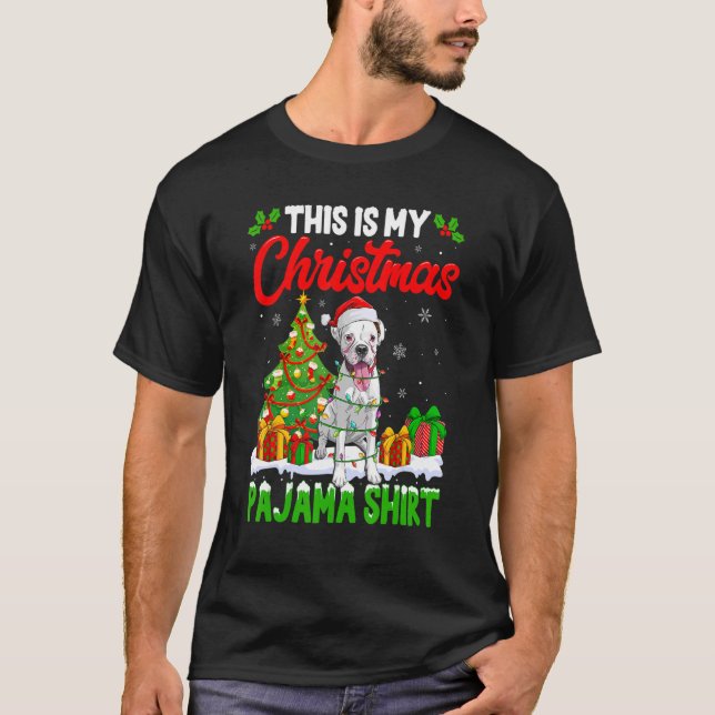 Det här är min Pajama Boxer-Hund T Shirt (Framsida)