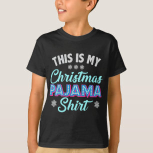 Det här är min Pajama-Coola-familj X-Mas Gift T Shirt