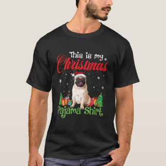 Det här är min Pajama Funny Pug Hund Kärlek T Shirt