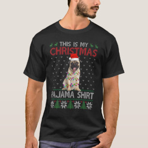 Det här är min Pajama Pug Light Hund T Shirt