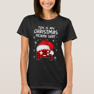 Det här är min Pajama Video Game Julafton 1 T Shirt