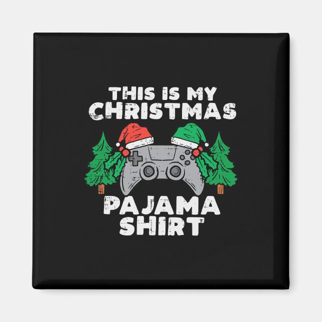 Det här är min Pajama Video Games Boys Manar X Magnet (Framsidan)