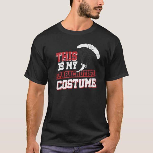 Det här är min parachutist Costume T Shirt (Framsida)