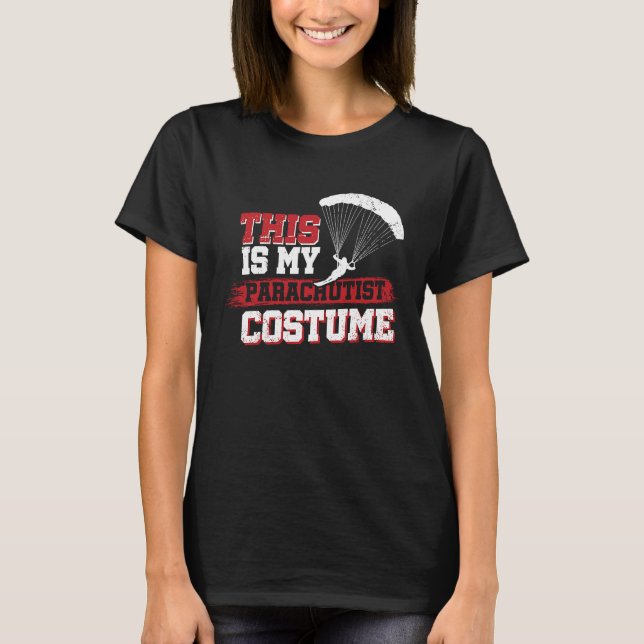 Det här är min parachutist Costume T Shirt (Framsida)