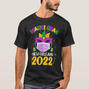 Det här är min Pärlor Bling & Mask Mardi T Shirt