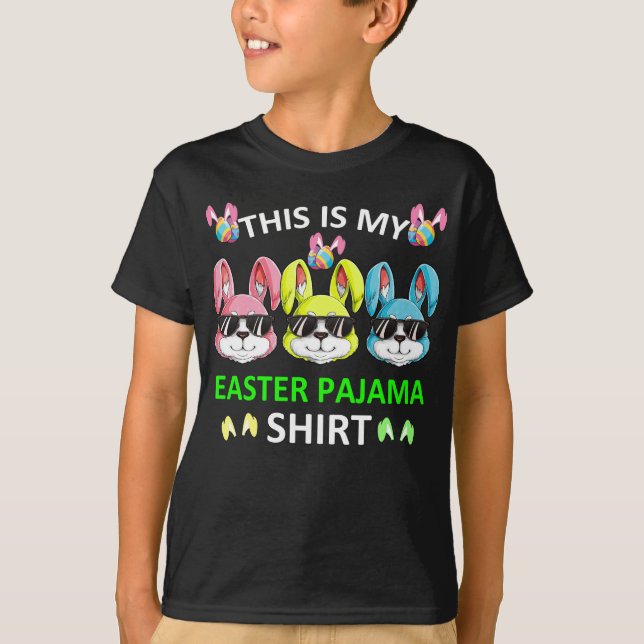 Det här är min Påsk Pajama Shirt Cute Påskhare E T (Framsida)