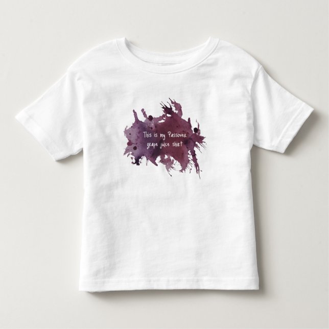 Det här är min Passover Grape Juice T-Shirt (Framsida)