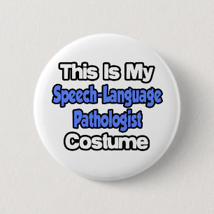 Det här är min patolog Costume på Tal-språk Knapp