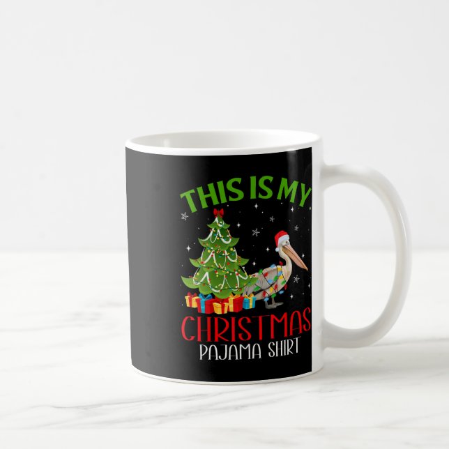 Det här är min Pelican Christm Julafton Santa Ljus Kaffemugg (Höger)