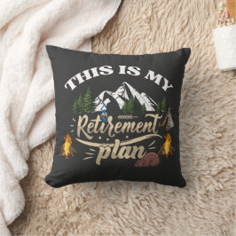 Det här är min Pension Flygplan Kudde