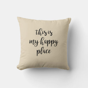 Det här är min Pillow Lycklig Ställe Kudde