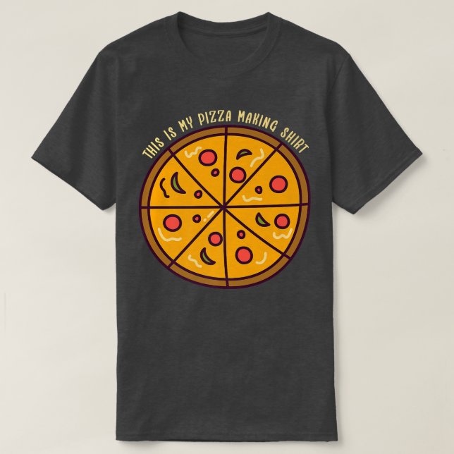 Det här är min Pizza Makingpizza Maker 32405565 T Shirt (Design framsida)