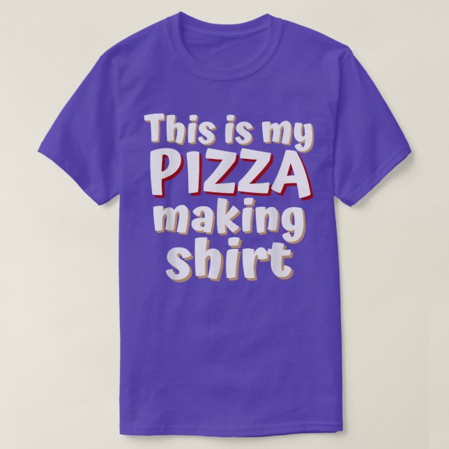 Det här är min Pizza Skapar Manar T Shirt (Design framsida)