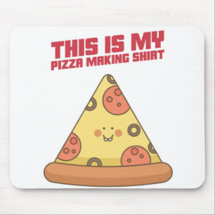 Det här är min Pizza Skapar Shirt Heart Musmatta