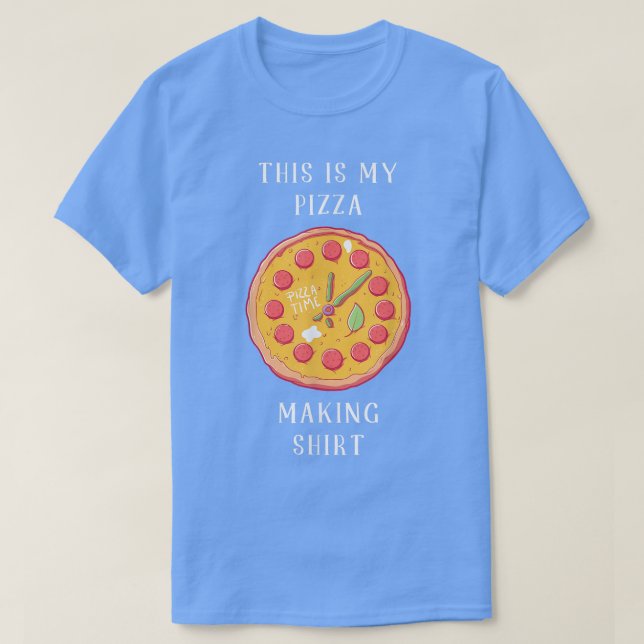 Det här är min Pizza Skapar Shirt Pizza Maker 5555 T (Design framsida)