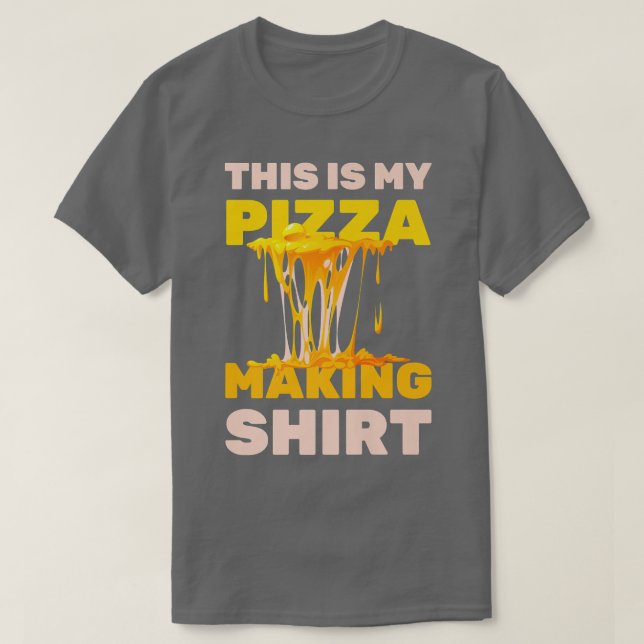 Det här är min Pizza Skapar Shirt Pizza Maker Prem T (Design framsida)