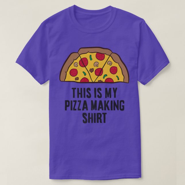 Det här är min Pizza-Skapar T Shirt (Design framsida)