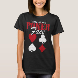 Det här är min Poker Ansikte-Vintage T Shirt