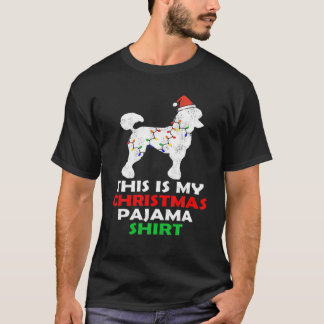 Det här är min Pudel-julpajama T Shirt