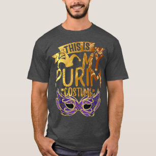 Det här är min purim Costume Jewish Lycklig Purim T Shirt