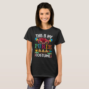 Det här är min purim Costume Jewish Lycklig Purim T Shirt