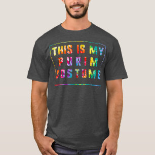 Det här är min purim Costume Jewish Lycklig Purim T Shirt
