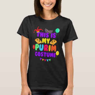 Det här är min purim Costume Jewish Lycklig Purim  T Shirt