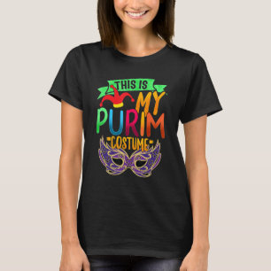 Det här är min purim Costume Jewish Lycklig Purim  T Shirt
