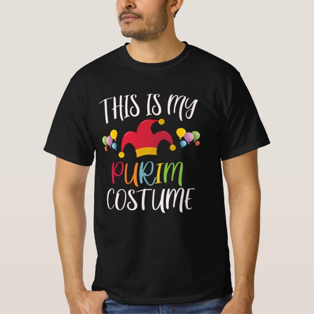 Det här är min Purim Costume lustig Jewish T Shirt (Framsida)